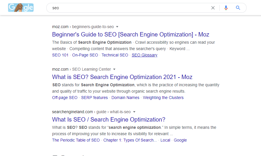 seo google search 